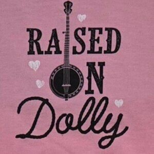 Doggy Parton Graphic Pet T Shirt New Raised On Dolly Banjo Pull On Shirt